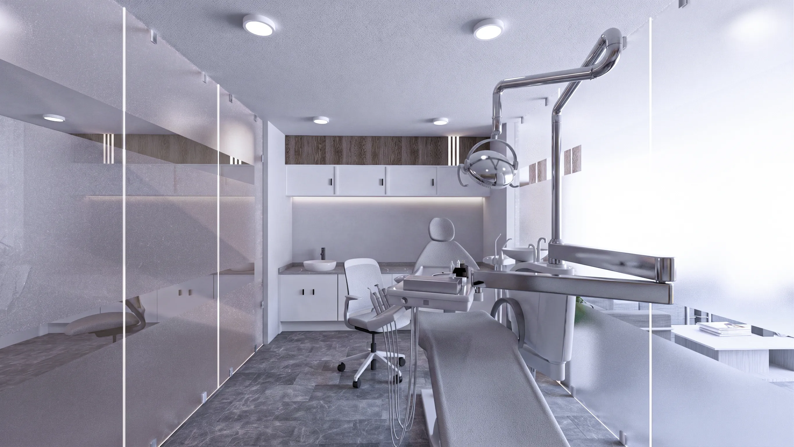Consultorio de odontología NIDENT con unidad odontológica